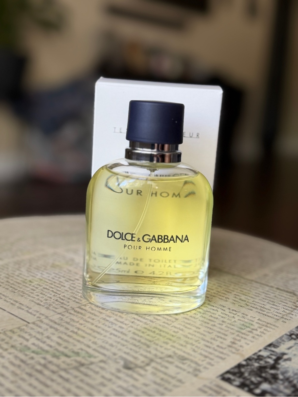 Fragrance Box (Dolce & Gabbana Pour Homme)